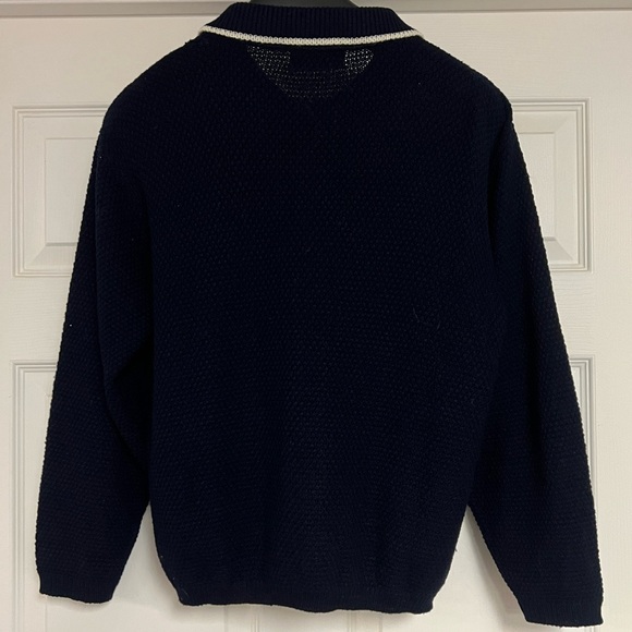 Alfred Dunner Women's Navy Cardigan Size: Petite Medium - Picture 4 of 9